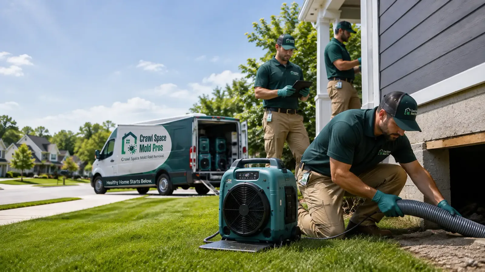 Crawl Space Mold Removal in Parma, MO